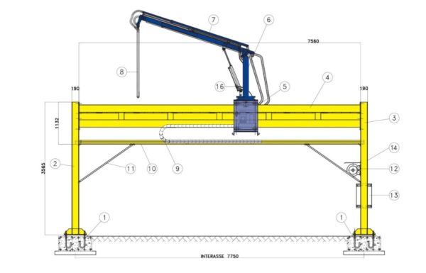 Sonda pentru prelevare cereale DV Stork Rail